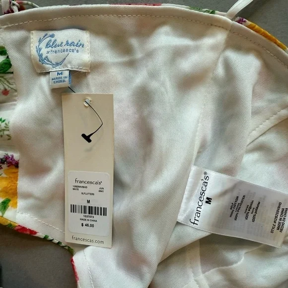 Francesca’s - Bow Back Corset Floral Blouse - Picture 7 of 7